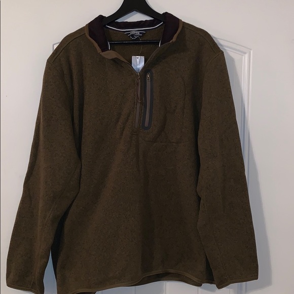 Land’s End Fleece Men’s Half Zip- Pine- XXL NWT - Picture 8 of 8